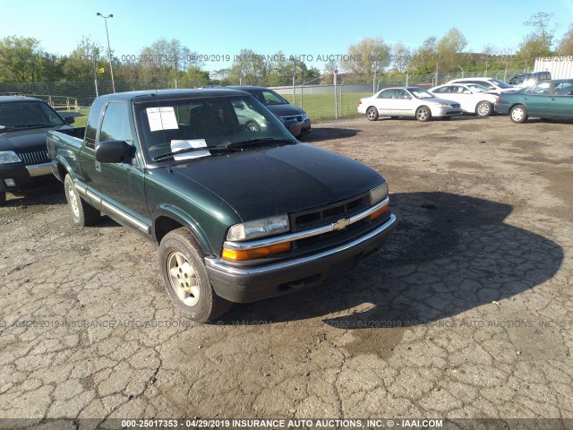 1GCDT19X638167919 - 2003 CHEVROLET S TRUCK S10 GREEN photo 1