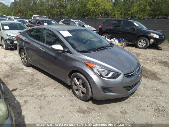 KMHDH4AE7BU150190 - 2011 HYUNDAI ELANTRA GLS/LIMITED SILVER photo 1