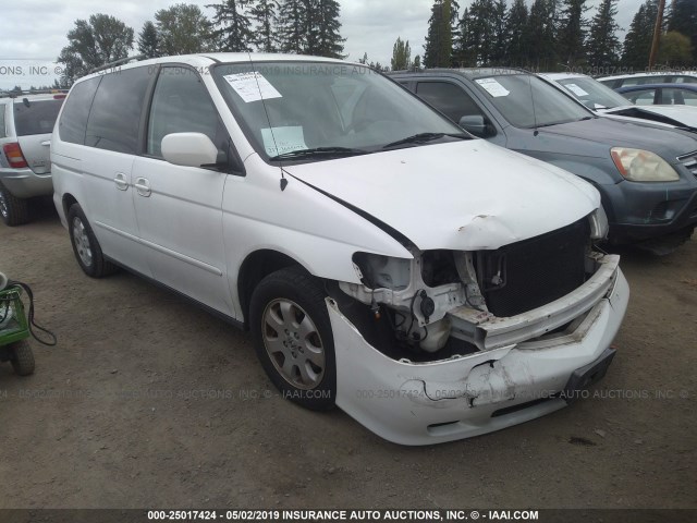 5FNRL18964B137961 - 2004 HONDA ODYSSEY EXL WHITE photo 1