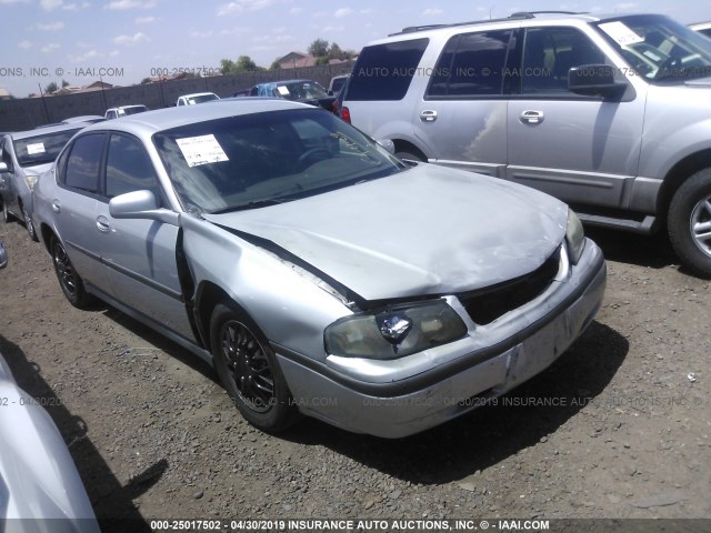 2G1WF52E549187318 - 2004 CHEVROLET IMPALA SILVER photo 1