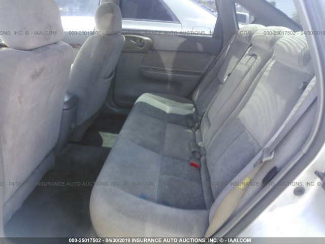 2G1WF52E549187318 - 2004 CHEVROLET IMPALA SILVER photo 8