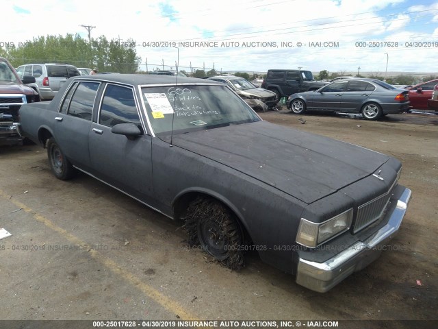 1G1BL51E3KR180475 - 1989 CHEVROLET CAPRICE BLACK photo 1