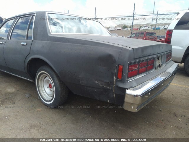 1G1BL51E3KR180475 - 1989 CHEVROLET CAPRICE BLACK photo 6