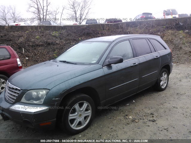 2C8GM68424R388615 - 2004 CHRYSLER PACIFICA GREEN photo 2