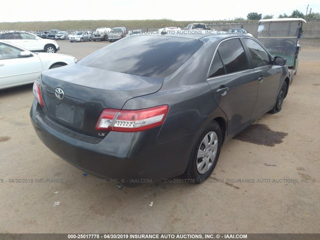 4T4BF3EK0BR137794 - 2011 TOYOTA CAMRY SE/LE/XLE 灰色 照片 4
