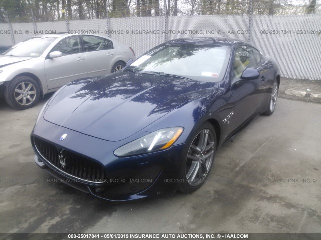 ZAM45VLA2H0243658 - 2017 MASERATI GRANTURISMO S/SPORT/MC BLUE photo 2