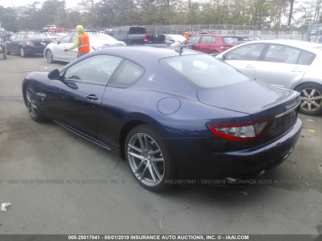 ZAM45VLA2H0243658 - 2017 MASERATI GRANTURISMO S/SPORT/MC BLUE photo 3