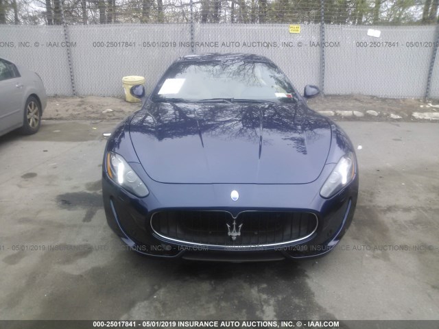 ZAM45VLA2H0243658 - 2017 MASERATI GRANTURISMO S/SPORT/MC BLUE photo 6