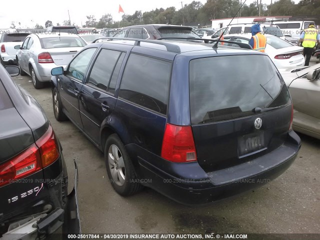 WVWSK61J43W310991 - 2003 VOLKSWAGEN JETTA GLS BLUE photo 3