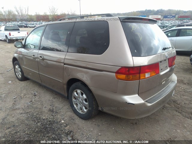 5FNRL18004B148925 - 2004 HONDA ODYSSEY EXL GOLD photo 3