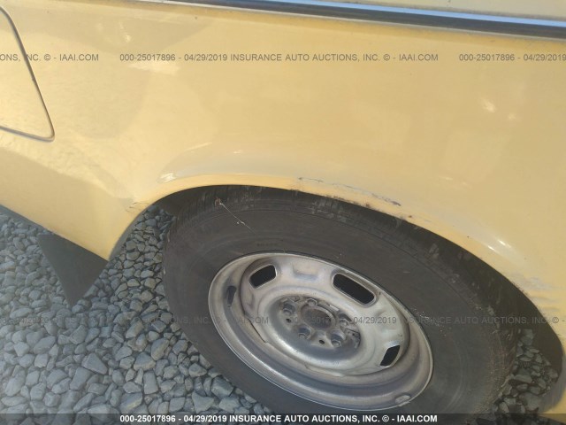 VC24545M1218534 - 1979 VOLVO 245 DL YELLOW photo 6