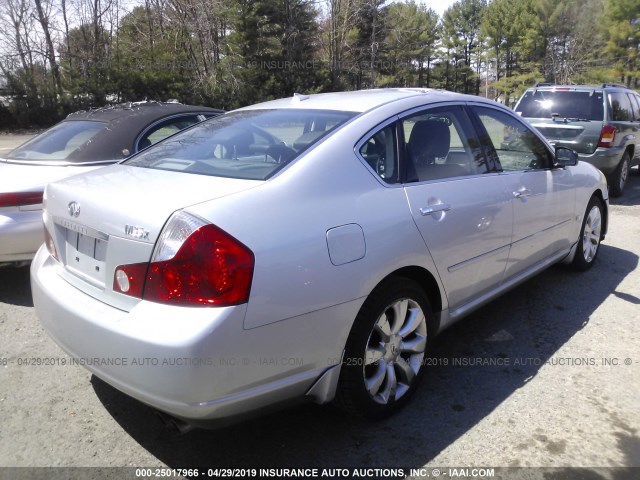 JNKAY01F06M255053 - 2006 INFINITI M35 SPORT SILVER photo 4