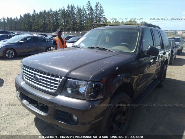 1FMZU73E95ZA68159 - 2005 FORD EXPLORER XLT/XLT SPORT/NBX Czarny zdjęcie 2