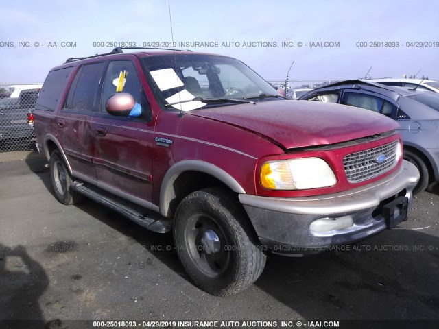 1FMFU18L8VLB52788 - 1997 FORD EXPEDITION RED photo 1