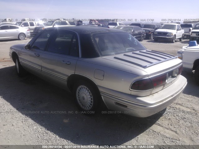 1G4HR52K6VH511821 - 1997 BUICK LESABRE LIMITED GOLD photo 3