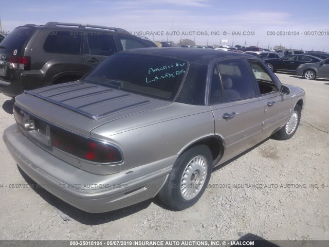 1G4HR52K6VH511821 - 1997 BUICK LESABRE LIMITED GOLD photo 4