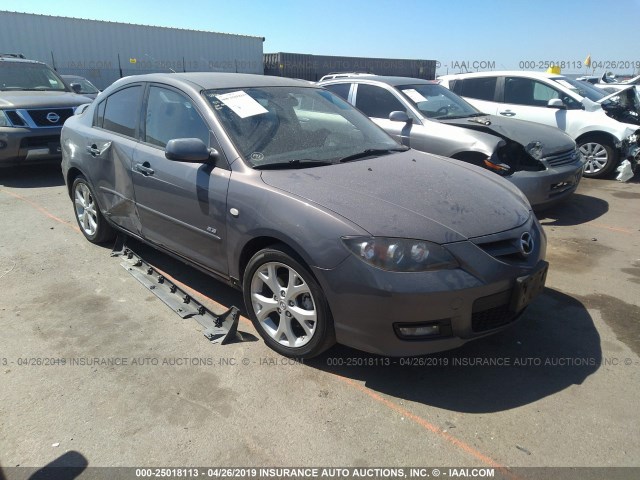 JM1BK324281123311 - 2008 MAZDA 3 S GRAY photo 1