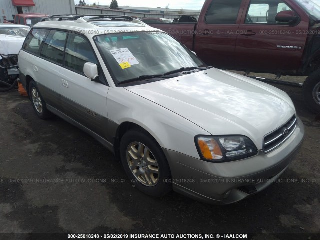4S3BH686426606446 - 2002 SUBARU LEGACY OUTBACK LIMITED WHITE photo 1
