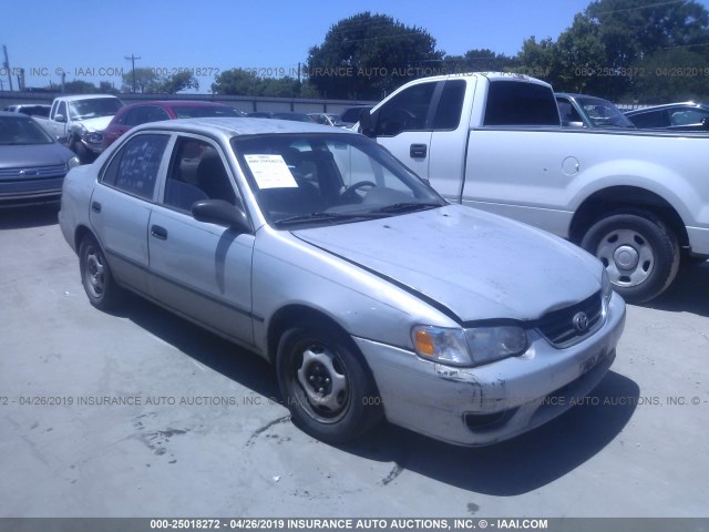 1NXBR12E02Z629147 - 2002 TOYOTA COROLLA CE/LE/S SILVER photo 1