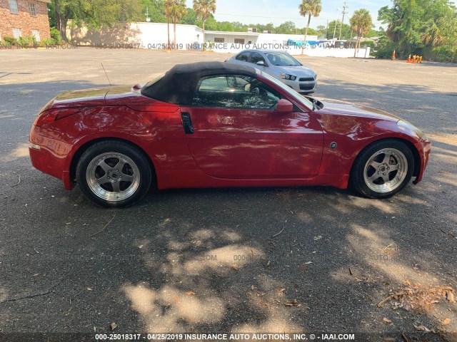 JN1AZ36A35M759787 - 2005 NISSAN 350Z RED photo 8