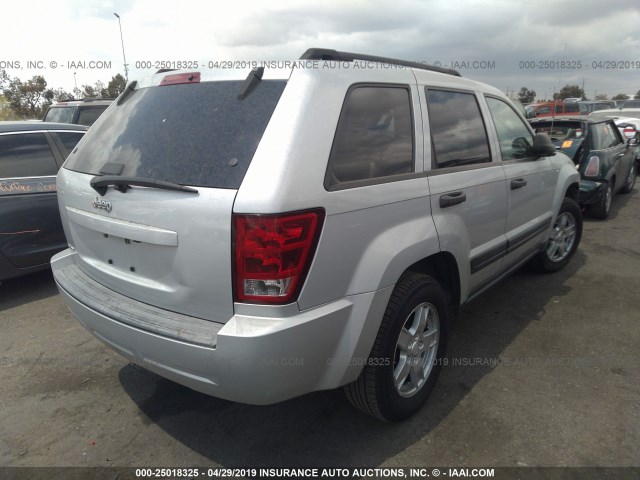 1J4HS48N76C254620 - 2006 JEEP GRAND CHEROKEE LAREDO/COLUMBIA/FREEDOM 银色 照片 4