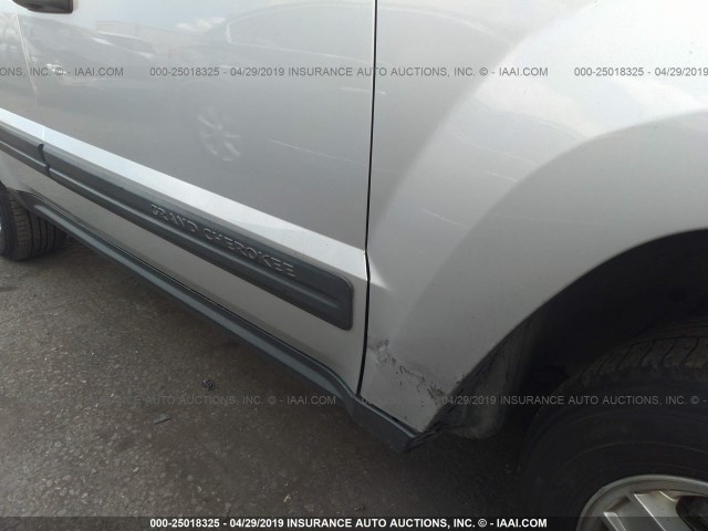 1J4HS48N76C254620 - 2006 JEEP GRAND CHEROKEE LAREDO/COLUMBIA/FREEDOM 银色 照片 6