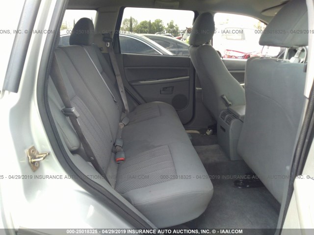 1J4HS48N76C254620 - 2006 JEEP GRAND CHEROKEE LAREDO/COLUMBIA/FREEDOM 银色 照片 8