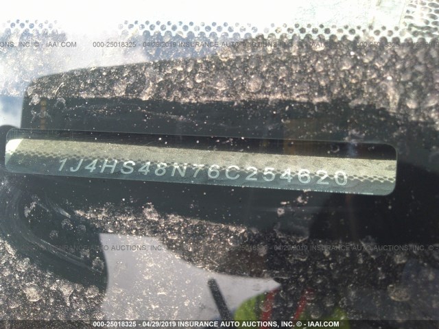 1J4HS48N76C254620 - 2006 JEEP GRAND CHEROKEE LAREDO/COLUMBIA/FREEDOM 银色 照片 9