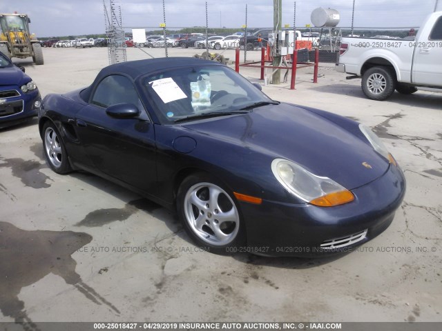 WP0CA2985YU623715 - 2000 PORSCHE BOXSTER BLUE photo 1