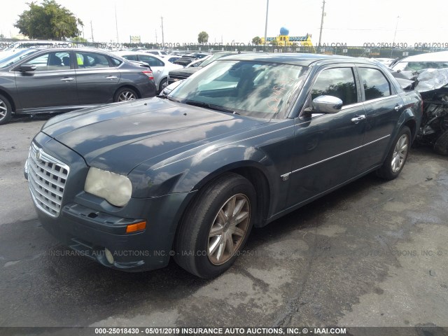 2C3KA63H67H684976 - 2007 CHRYSLER 300C BLUE photo 2