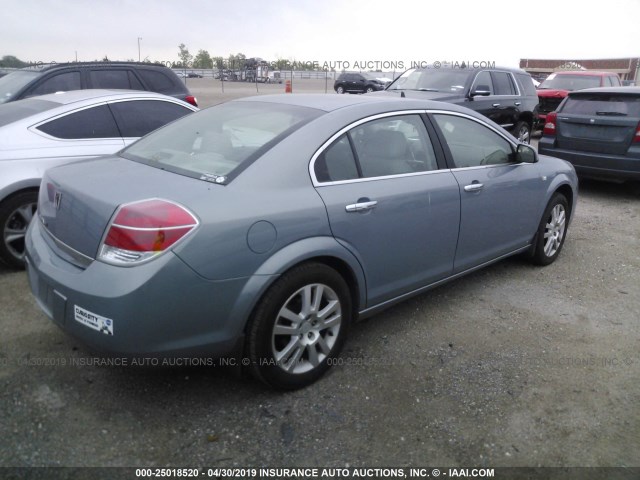 1G8ZV57B69F156433 - 2009 SATURN AURA XR Light Blue photo 4