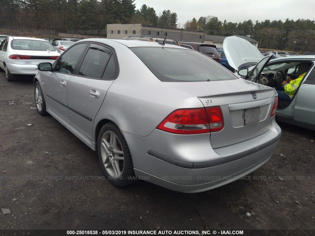 YS3FD49Y771136816 - 2007 SAAB 9-3 2.0T SILVER photo 3