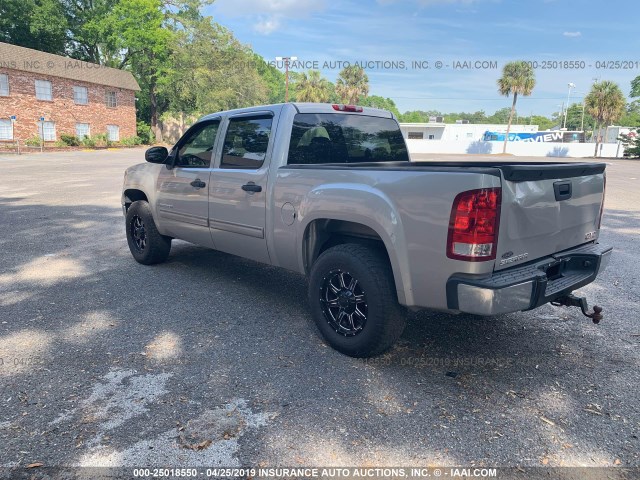 3GTEC13C08G247938 - 2008 GMC SIERRA BEIGE photo 3