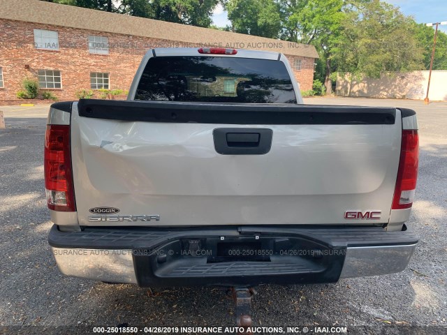 3GTEC13C08G247938 - 2008 GMC SIERRA BEIGE photo 6