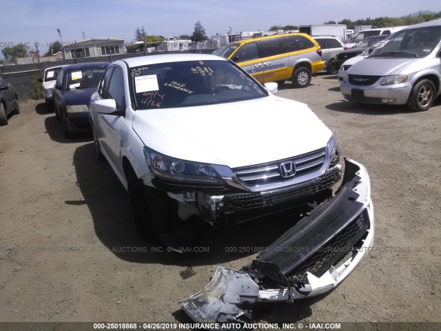 1HGCR2F52FA068418 - 2015 HONDA ACCORD SPORT WHITE photo 1