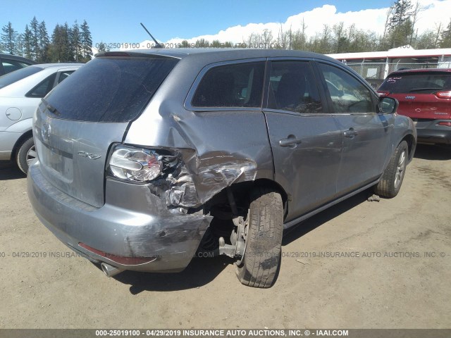 JM3ER2WM6A0327447 - 2010 MAZDA CX-7 SILVER photo 4