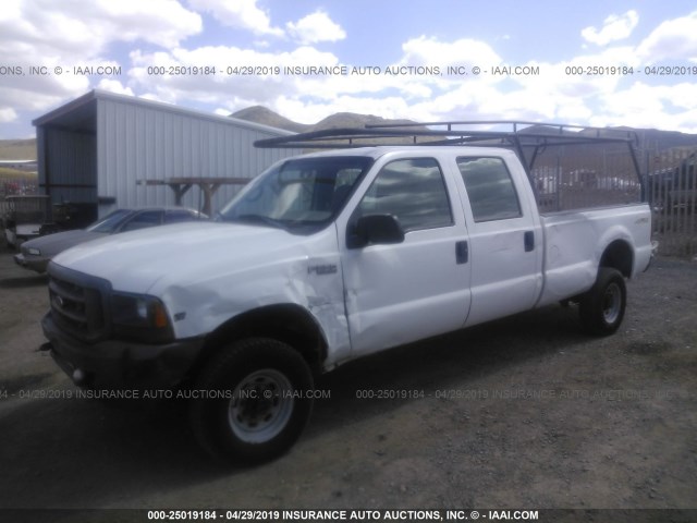 1FTSW31S4XEA66024 - 1999 FORD F350 SRW SUPER DUTY WHITE photo 2