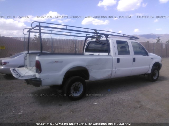 1FTSW31S4XEA66024 - 1999 FORD F350 SRW SUPER DUTY WHITE photo 4