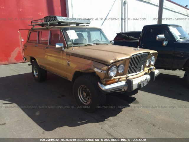 1JCNJ15U9GT022185 - 1986 JEEP GRAND WAGONEER  GOLD photo 1