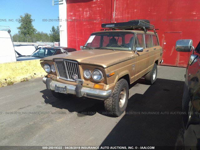 1JCNJ15U9GT022185 - 1986 JEEP GRAND WAGONEER  GOLD photo 2