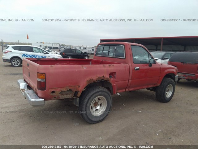 4TAVN01D1NZ025237 - 1992 TOYOTA PICKUP 1/2 TON SHT WHEELBASE DLX RED photo 8