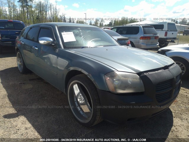 2D4FV48T75H624711 - 2005 DODGE MAGNUM SE Light Blue photo 1