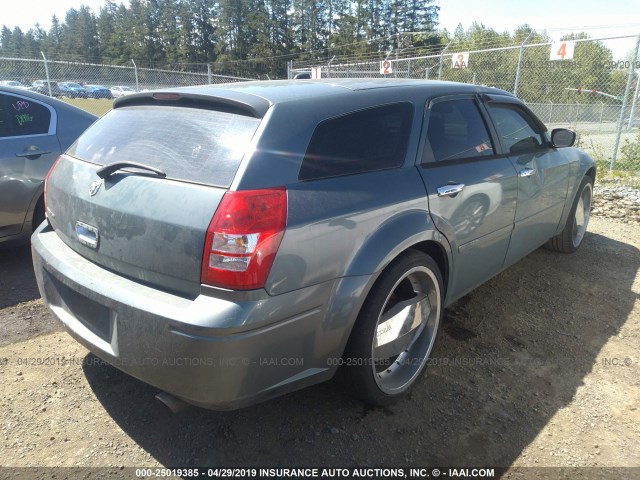 2D4FV48T75H624711 - 2005 DODGE MAGNUM SE Light Blue photo 4