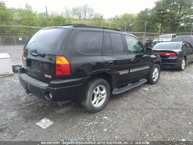 1GKDT13S332144831 - 2003 GMC ENVOY BLACK photo 4