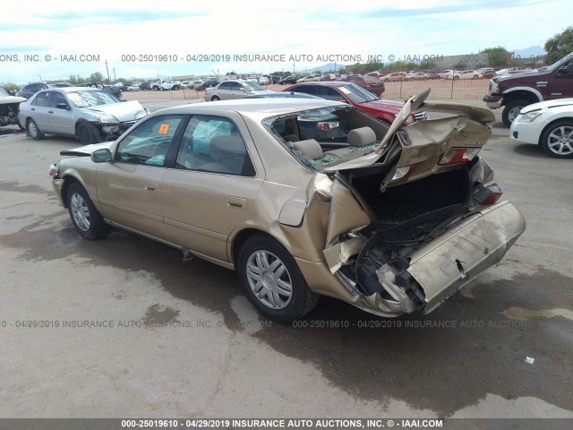 4T1BG22K81U087067 - 2001 TOYOTA CAMRY CE/LE/XLE GOLD photo 3