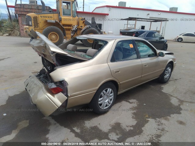 4T1BG22K81U087067 - 2001 TOYOTA CAMRY CE/LE/XLE GOLD photo 4