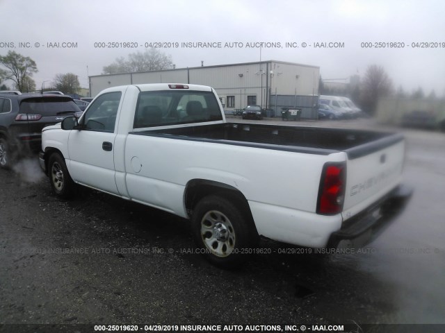 3GCEC14X96G163034 - 2006 CHEVROLET SILVERADO C1500 WHITE photo 3