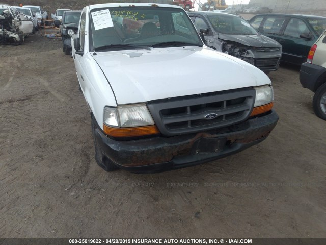 1FTYR10C3XPB71142 - 1999 FORD RANGER WHITE photo 6