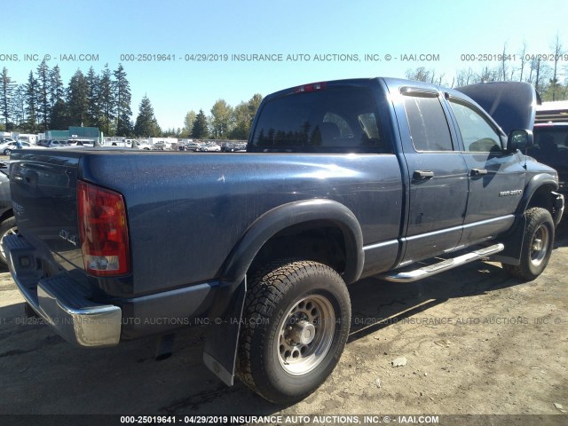 3D7KU28D73G754700 - 2003 DODGE RAM 2500 ST/SLT 蓝色 照片 4