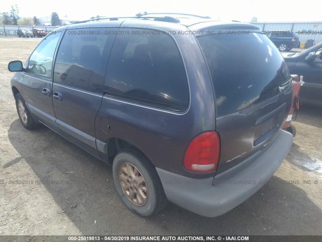 2P4GP45R3TR662749 - 1996 PLYMOUTH VOYAGER SE/RALLYE GRAY photo 3